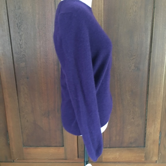 Sweater CASHMERE Purple Prive Medium ... - Picture 2 of 5